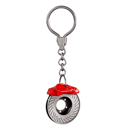 Porsche Key Fob Brake Disc Red 2014 Design